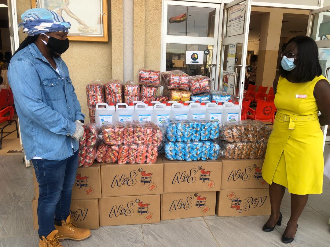 Edem and Foodtech Ghana Limited donate to Lekma Hospital #COVID19 frontline workers – SEE PHOTOS